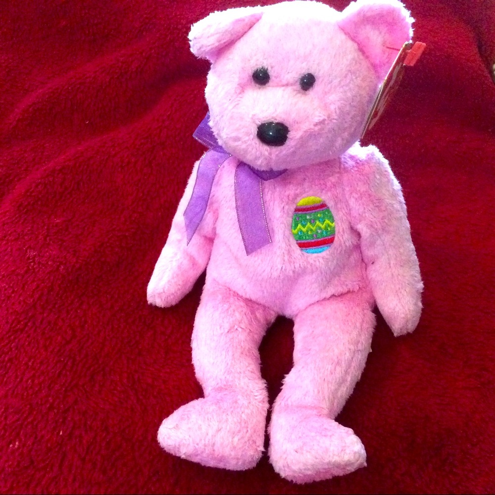 Ty Eggs beanie baby bear birthdate April 23, 2000